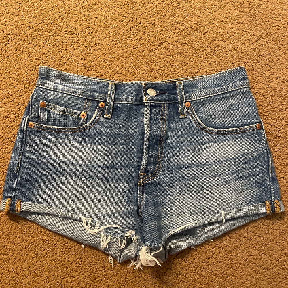 Levi’s Blue Denim Shorts
